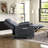 33.07" W Upholstered Manual Recliner with Massage and Heating -693330096