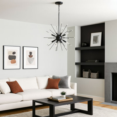 Bossier 8-Light 22.25” Wide Sputnik Chandelier