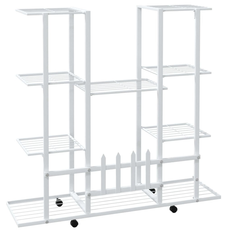 Aloke Plant Stand 5 Tier, 91.50 H x 94.50 L x 24.50 D cm, White