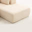 Canapé modulaire moderne beige moelleux, confortable et peu encombrant pour les salons
