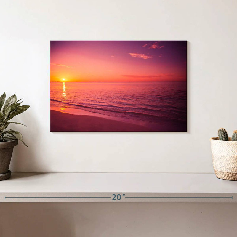 Gillard Rosy Gillard coucher de soleil, H 8 po x l 12 po