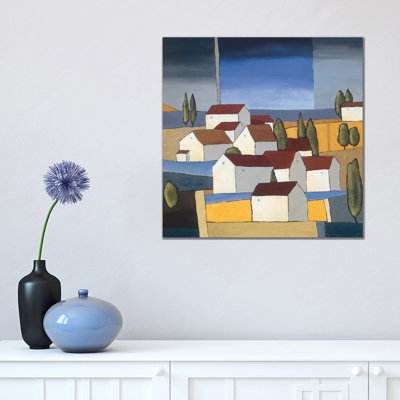 Village Near The Sea I by Hans Paus - Wrapped Canvas Gallery-Wrapped Canvas Giclée