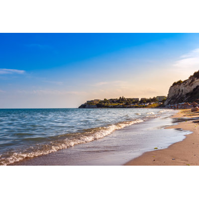 Beach In Bulgaria by Farion_O - Wrapped Canvas Print