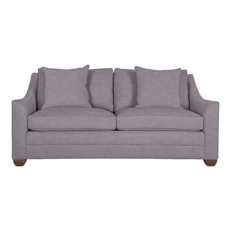 Canapé Nicholas, La Havane, Chenille Crypton® ardoise Nomad