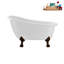 1348.7mm x 650.2mm Soaking Acrylic Bathtub-1082528715-1082528722