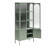 Chloe Tall Metal Display Cabinet with 2 Arched Glass Doors-106273615