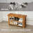 3-Tier Solid Wood Shoe Rack