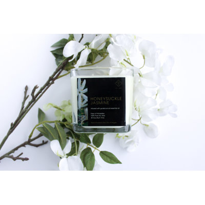 Bougie parfumée au pot de miel et au chèvrefeuille