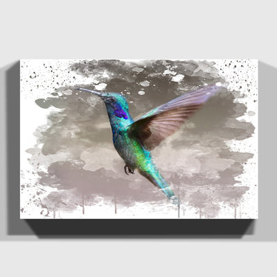 Hummingbird Mid-Flight - Wall Art