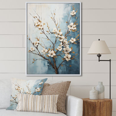 Reproduction sur toile White Dogwood Peacefulness III