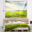 Tapisserie paysage rural coucher de soleil-28485256