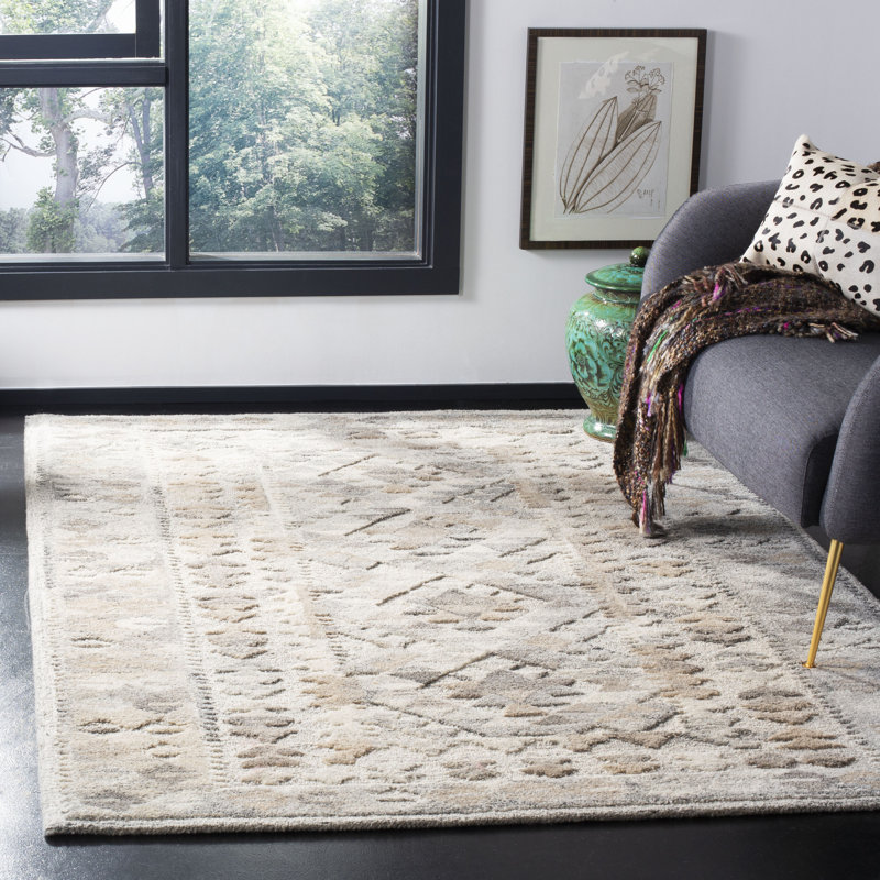 Wyndham Hand Tufted Wool Oriental Rug, Rectangle 5' x 8'