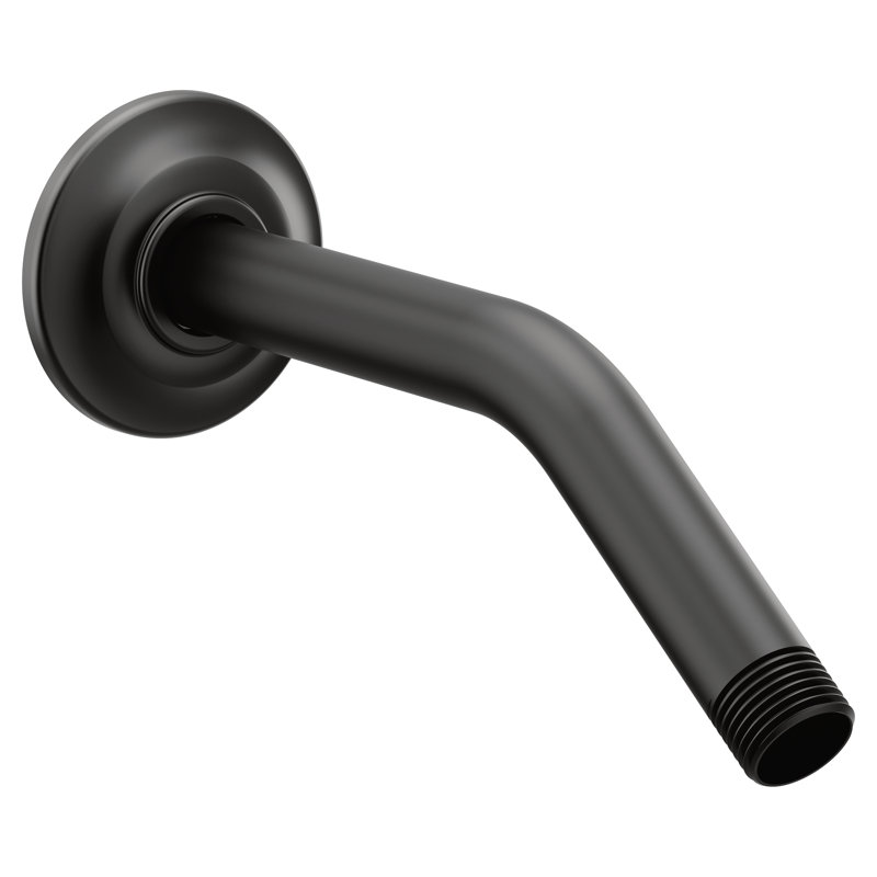 Bras de douche 8 po Rothbury, Noir mat