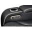 Causeuse inclinable de style moderne Fortuner en bois et massage inclus - Noir