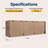 Oxford Firewood Log Rack Cover With Zipper-103605394