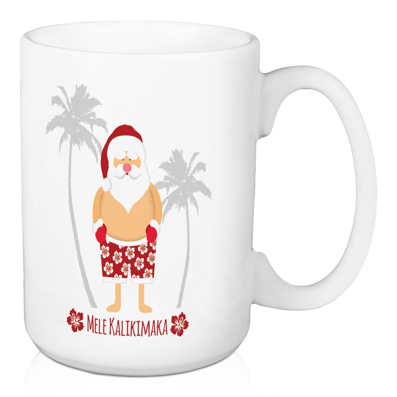 Grande tasse à café mele kalikimaka Maloree