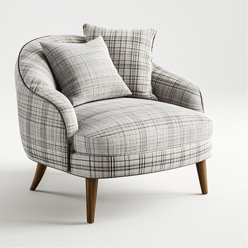 Fauteuil à carreaux