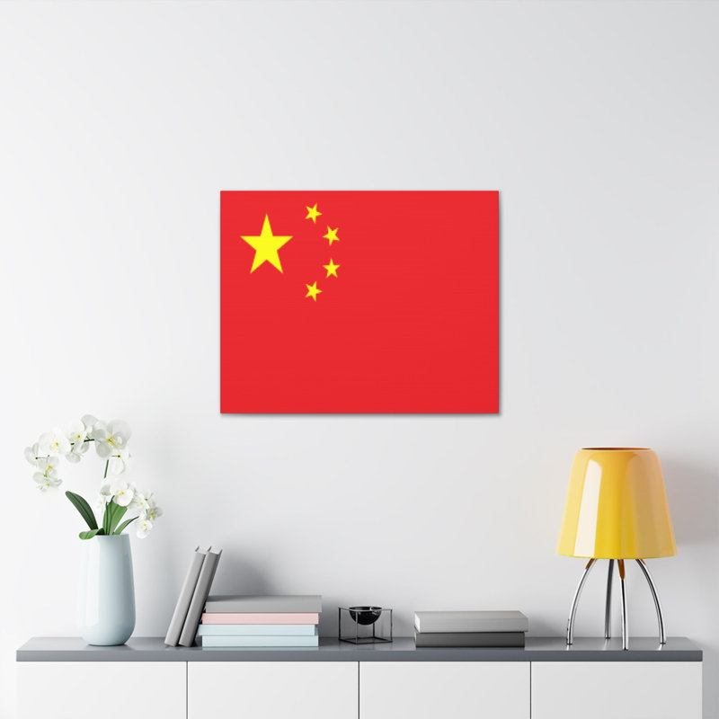 «China Country Flag» sur, H 24 po x l 30 po
