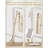Arcuate Garment Rack, T-Shaped Coat Tree Freestanding, Metal Coat Racks, Natural Stable Rock Base, Suitable For Entrances, Corridors, Halls, 68.9In, White