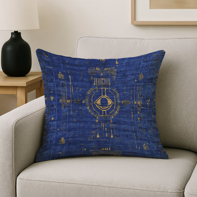 Coussin décoratif intérieur et extérieur Modern, Gris oriental 5, Carré 16 po