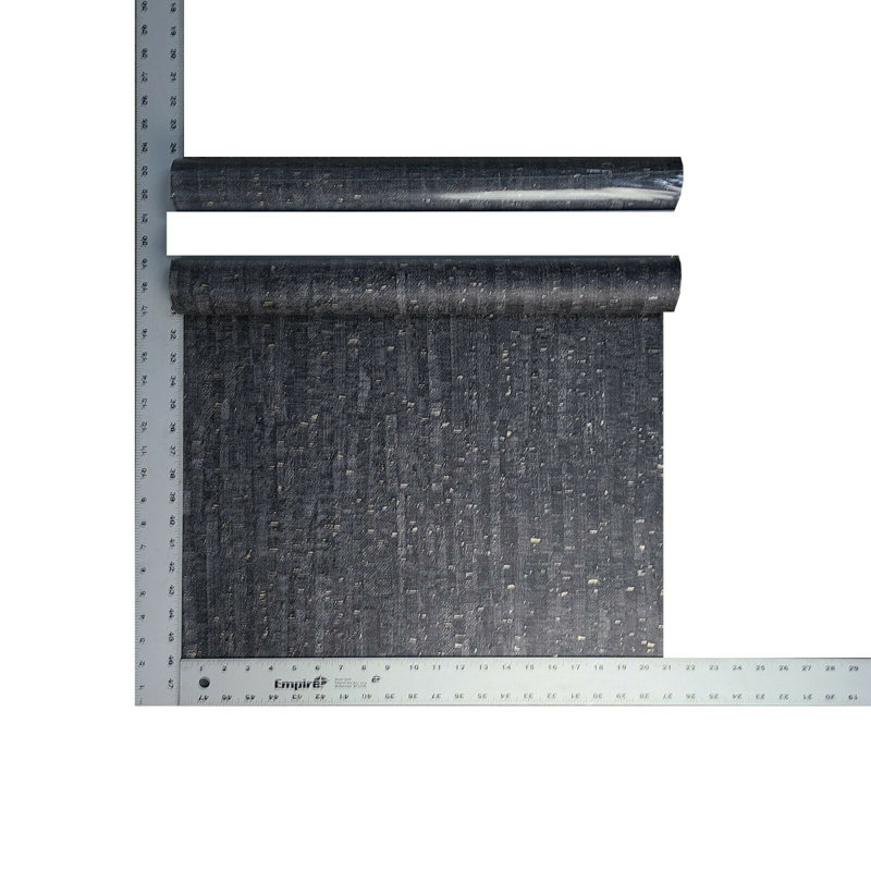 Papier peint texturé métallique gris anthracite industriel noir