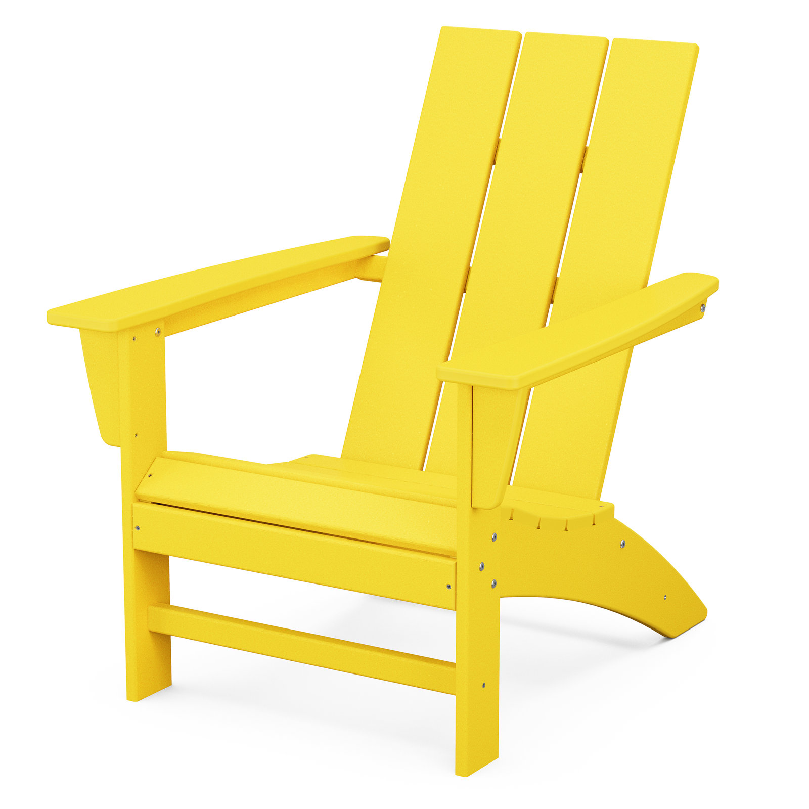 POLYWOOD® Modern Adirondack Chair, Lemon