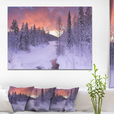 " Finnish Lapland Trees In Winter "