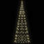  LED Christmas Tree with 390 LEDs 250 cm Iron-1363244556