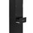 Tall Bathroom Storage Cabinet, Freestanding Storage Cabinet With Two Different Size Drawers And Adjustable Shelf, MDF Board With Painted Finish, Black (Old Sku:WF312730AAB)-93975383