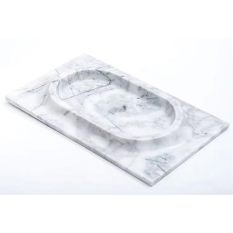 Plateau en granit, Blanc