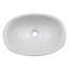 Lavabo de salle de bain vasque ovale en porcelaine vitreuse Morning