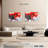 Avery Red Whirlpool Abstract-107680059