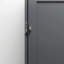Lit escamotable escamotable Queen vertical avec bureau intégré, gain de place, idéal pour adulte ou chambre d'amis, gris