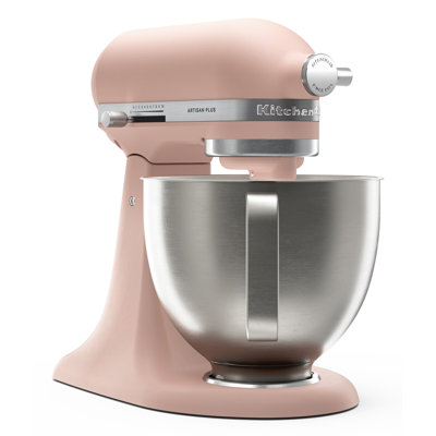 Mélangeur KitchenAid® Artisan Plus avec lumière de cuve intégrée et contrôle de vitesse précis - rose plume