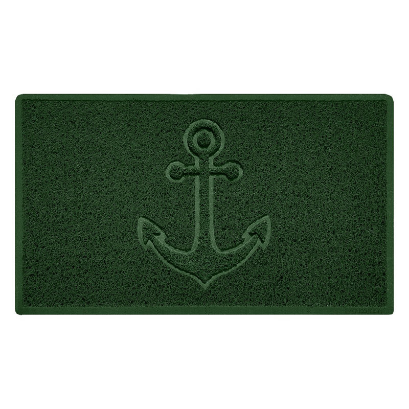 Non-Slip Indoor Door Mat, Brown, 1.2cm H x 75cm W x 45cm L