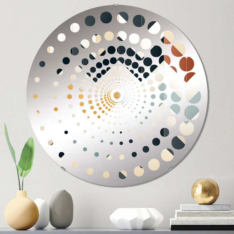 Miroir mural Contemporary, 23,6 po x 23,6 po