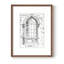 Croquis rétro Lxxi - impression encadrée-346038446-346038445