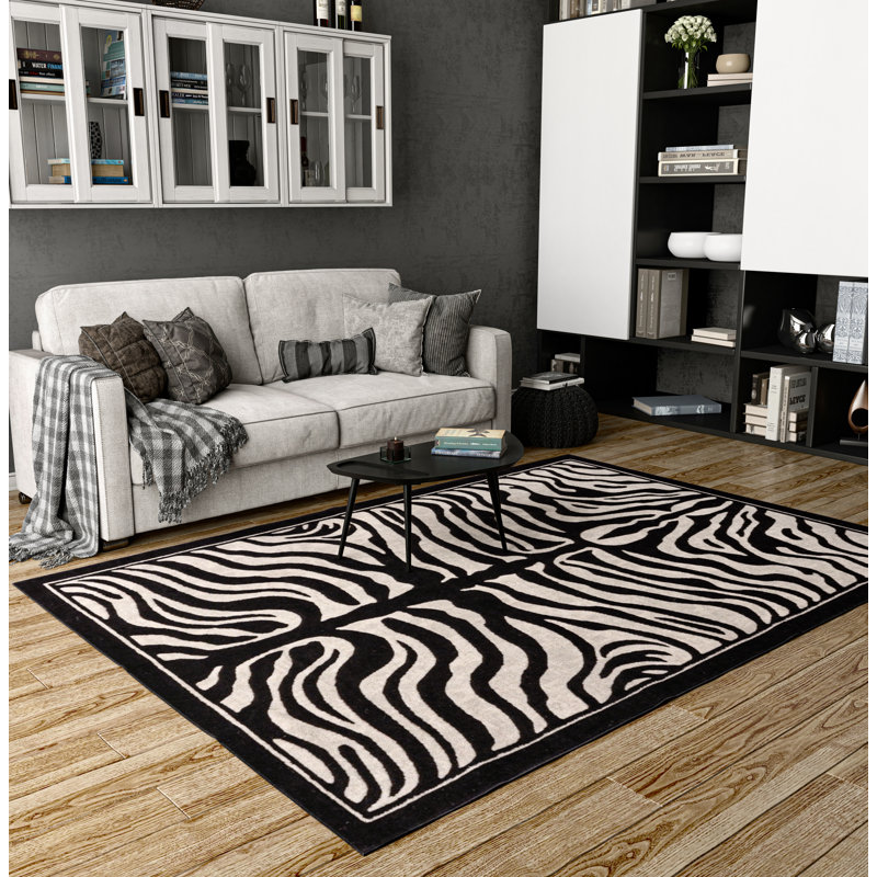 Ramey 100 tapis modernes pour le salon, Rectangle 8 pi x 11 pi