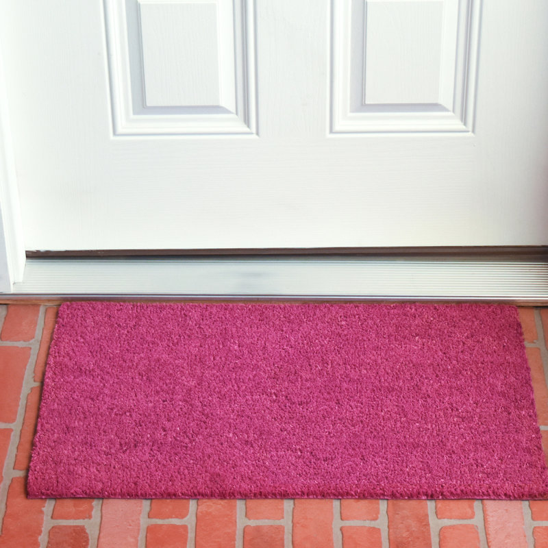 Tapis d'extérieur antidérapant Kasper, L 24 po x L 36 po, Magenta