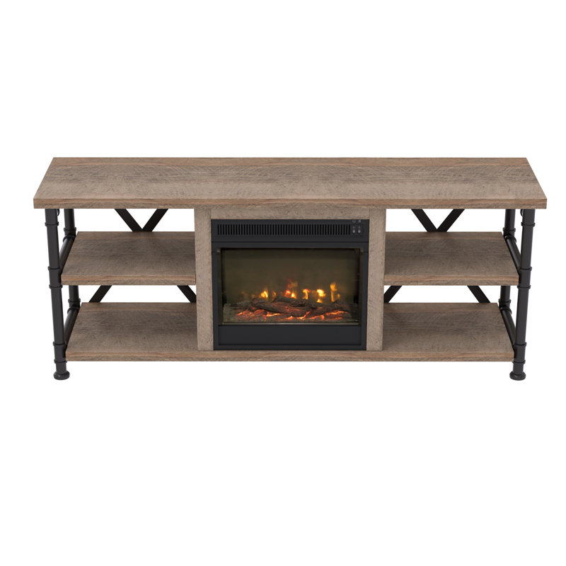 Marquart TV Stand for TVs up to 60" with Fireplace Included