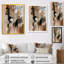 Liberté artistique brune et noire I - impressions sur toile abstraites-832368468-832368464