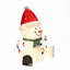 Décoration de Noël avec bonhomme de neige 2,3 pi avec bonhomme de neige rouge 2,3 pi