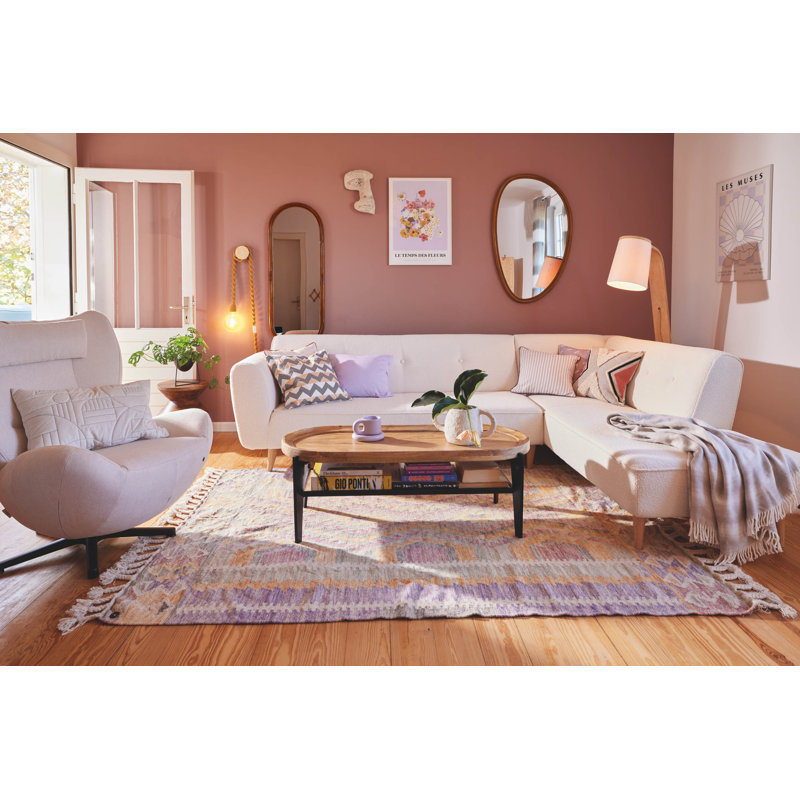 Sushmita Rattan Flat Wall Mirror