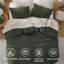 Bedsure Reversible Prewashed Comforter Set-105492096-105492095