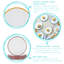Argon Tableware - White Enamel Side Plates - 20cm-63342524