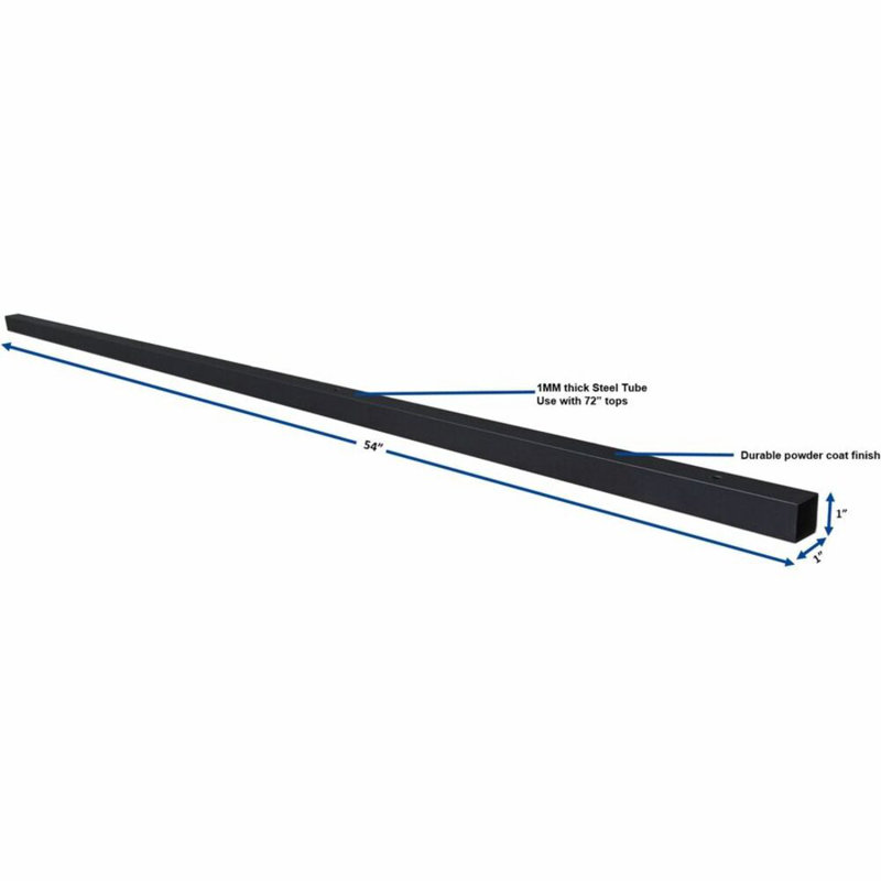 Training Table Support Bar, 1" H x 54" W x 1" D