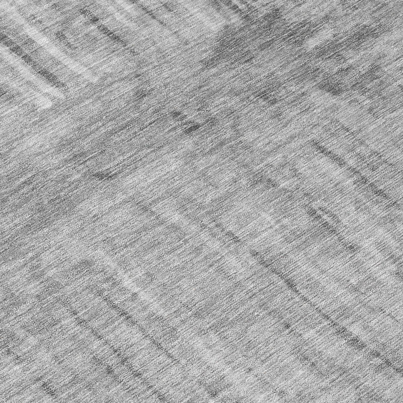 Machine Washable Indoor/Outdoor Chantille ACN2428 Abstract Rug, Gray, 2'3" x 7'6" Runner