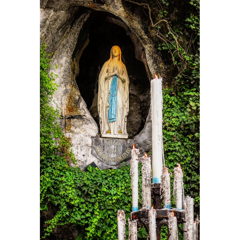 Massabielle In Lourdes by Wajan - Wrapped Canvas Print, 46cm H x 30cm W