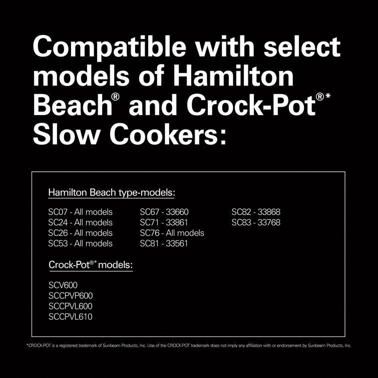 Hamilton Beach Programmable Slow Cooker, 6 Quarts, Silver, 33660 