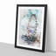 The London Eye in Abstract - Picture Frame Painting Print-55737914-55737916